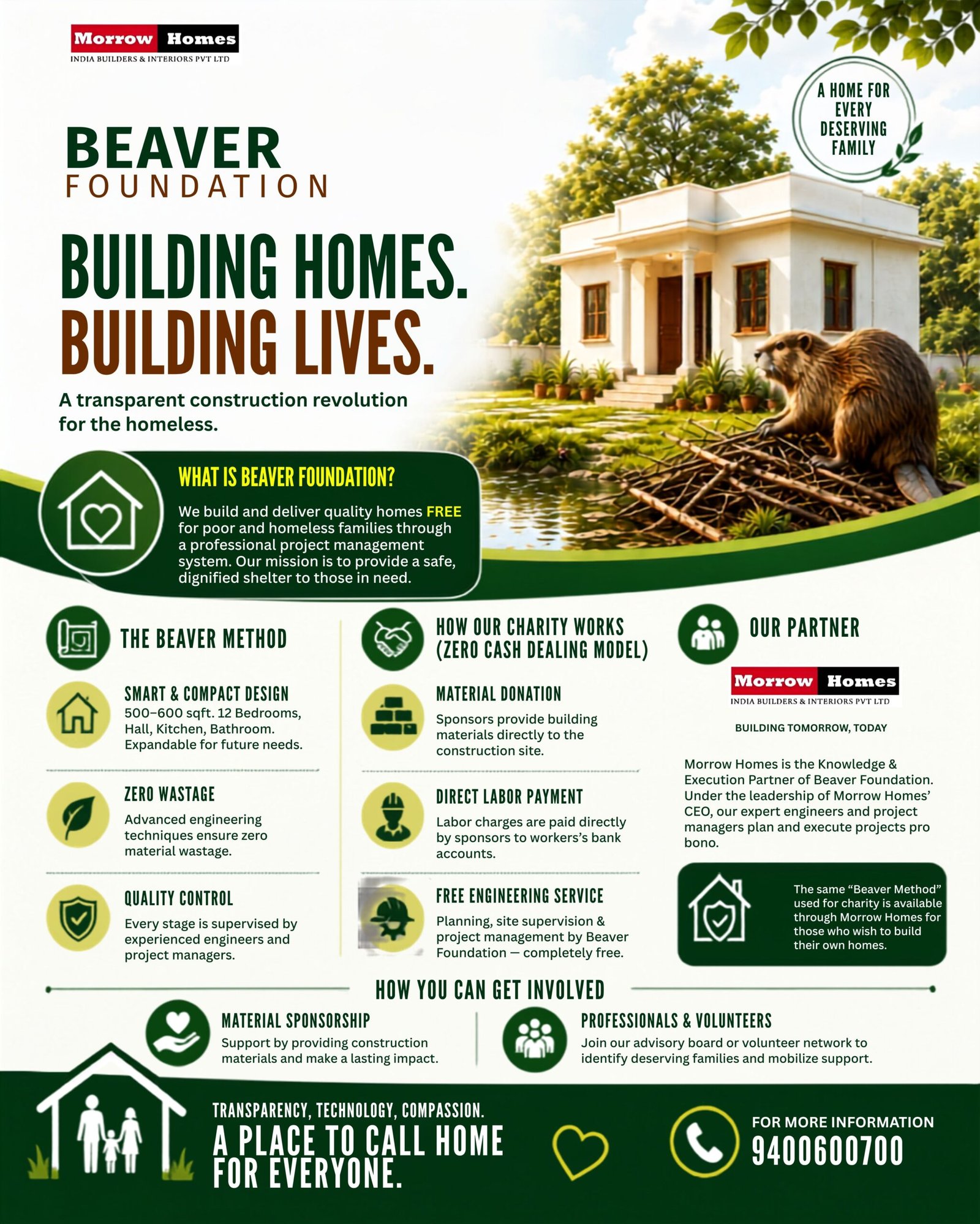 Beaver foundation - Morrow homes